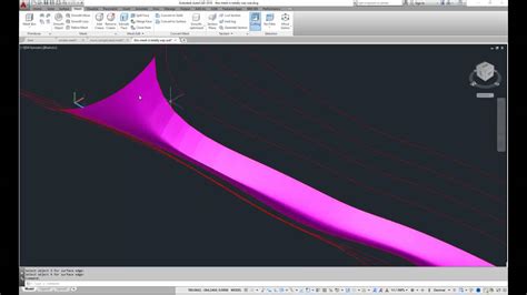 AutoCAD 2016 3D - use EDGESURF to model complex forms - YouTube