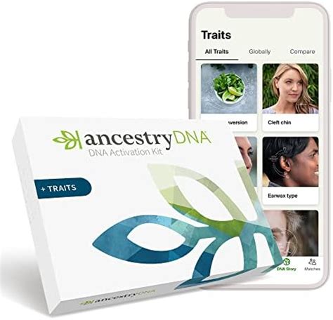 AncestryDNA + Traits: Genetic Ethnicity + Traits Test, AncestryDNA Testing Kit with 35+ Traits ...