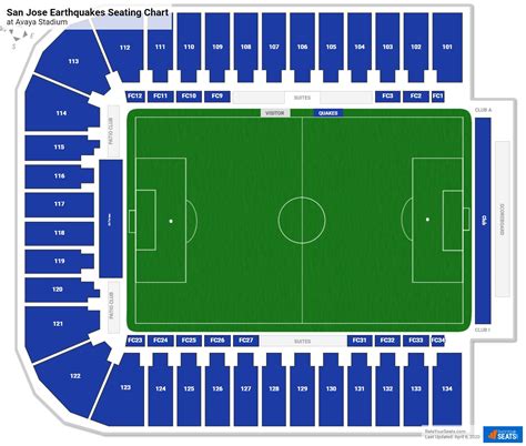 San Jose Earthquakes Seating Charts at Avaya Stadium - RateYourSeats.com