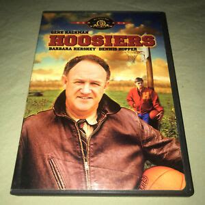 Hoosiers DVD Gene Hackman Barbara Hershey High School Basketball Movie ...