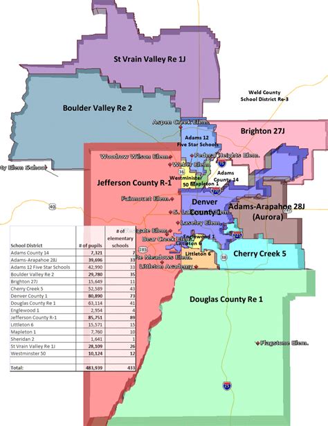 Denver School District Map - Atlanta Georgia Map