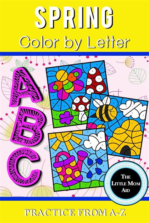 Here is a fun and engaging Spring Color by Letter activity pack for ...