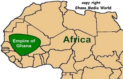 Map Of Ghana Empire - Hiking In Map