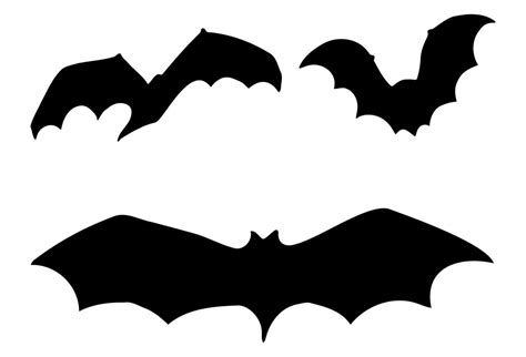 Halloween black bats flying silhouettes isolated on white. Simple bat icon vector cartoon ...