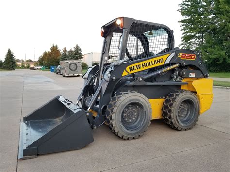 SOLD - 2018 New Holland L220 Skid Steer Loader - Cleveland Equipment LLC