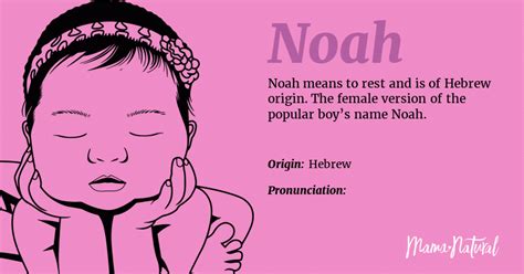 Noah Name Meaning, Origin, Popularity, Girl Names Like Noah - Mama Natural