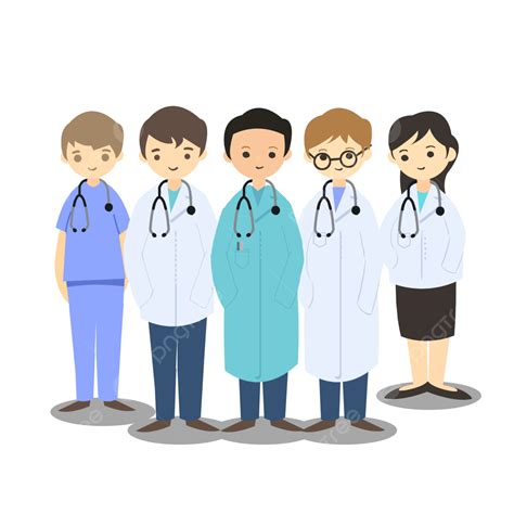 Nurse Team PNG Image, Flat Nurse Team, Story Elements PNG Image For ...