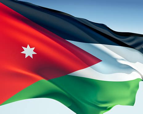 Flag Of Jordan Stock Photo - Download Image Now - iStock