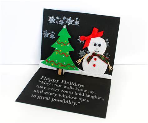 Easy Christmas Card Craft for Kids