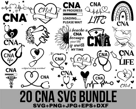 Cna Svg Bundle Nurse Svg Nurse Assistant Svg Medical Svg - Etsy