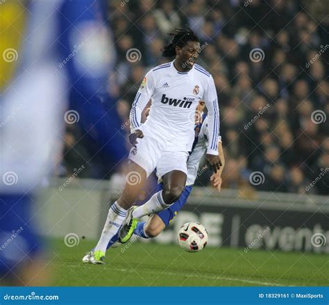 Emmanuel Adebayor of Real Madrid Editorial Photo - Image of adebayor ...