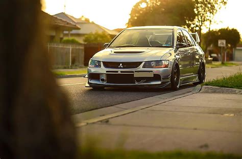 HD wallpaper: Mitsubishi, Lancer, Evolution 9, gray mistubishi sports sedan | Wallpaper Flare