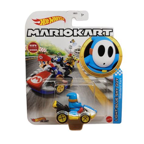 DieCast Hotwheels Mario Kart Light Blue Shy Guy Standard Kart - Toty Winner 2021- Buy Online in ...