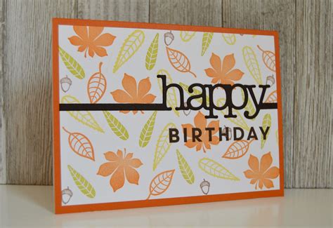 Let's Make A Card!: Fall Birthday