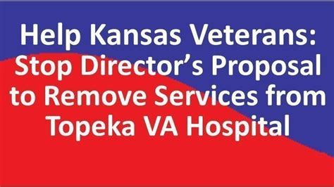 Petition · Help Kansas Veterans: Stop Director's Proposal to Remove ...