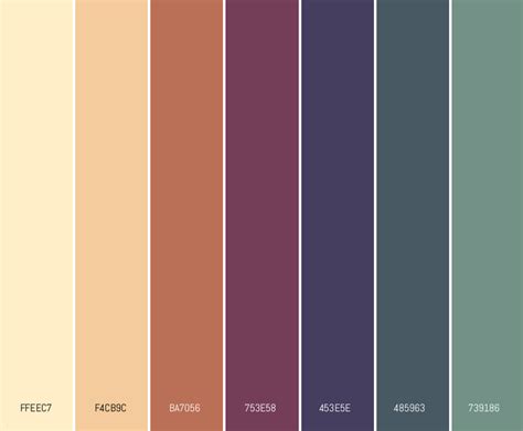 August Pastel Set - Pastel Color Palettes