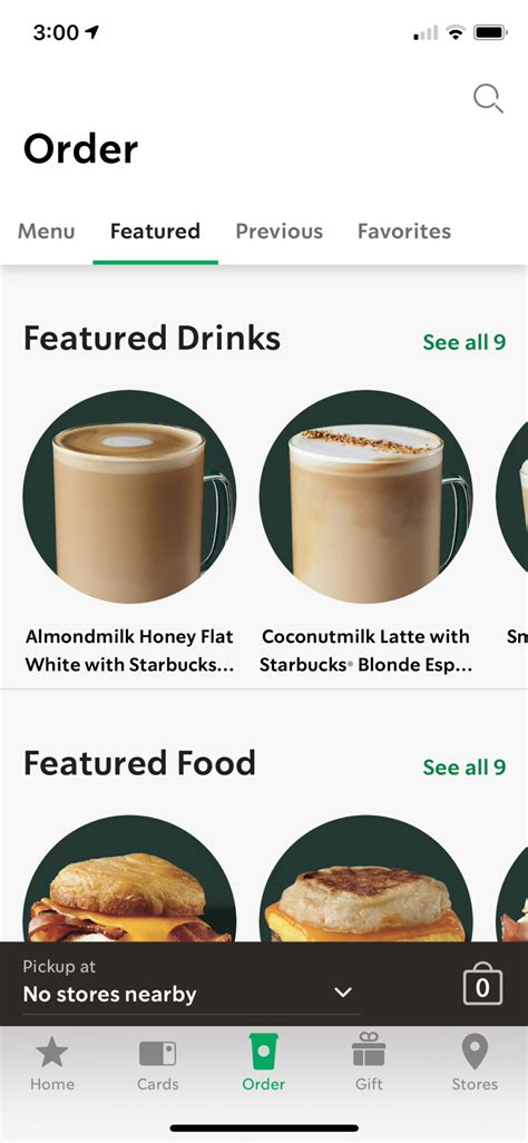 Design Critique: Starbucks (iPhone App) – IXD@Pratt