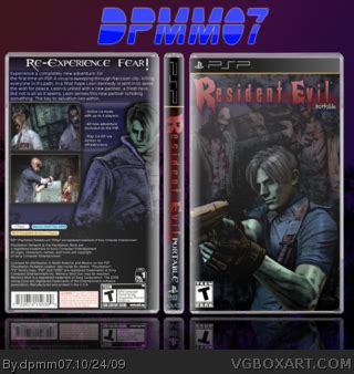 Resident Evil: Portable PSP Box Art Cover by dpmm07