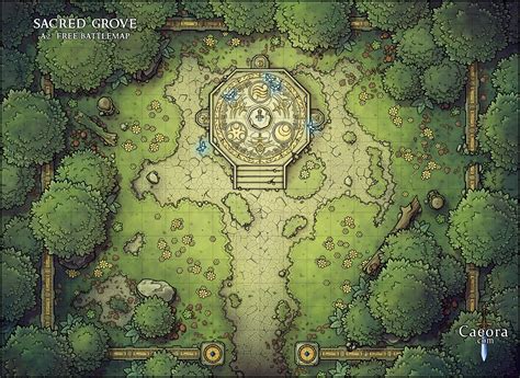 Sacred Grove : r/dndmaps