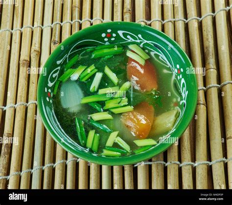 Lung fung soup Stock Photo - Alamy