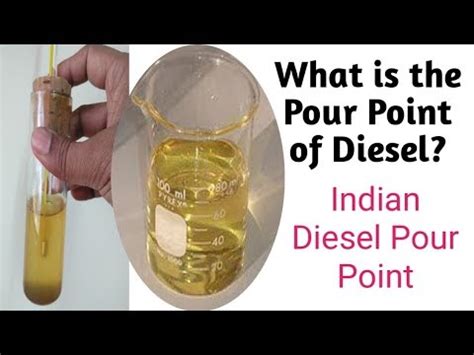 What is the Pour Point of Diesel? - Nyra Creative Science