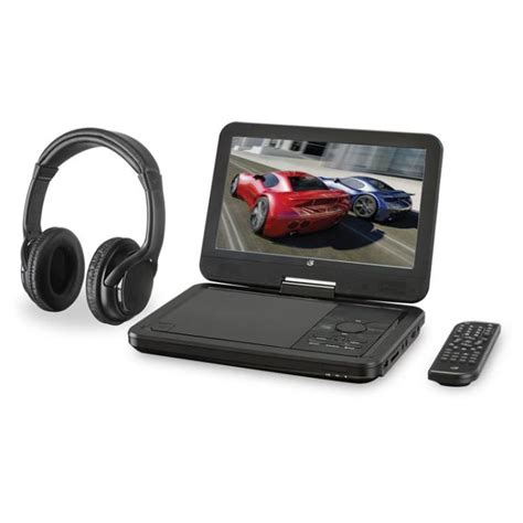 10.1" Bluetooth DVD Player with Wireless Headphones (PDB1077B)