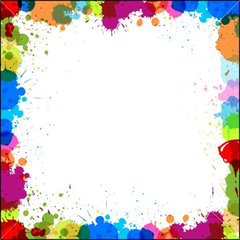 simple colorful border design - Clip Art Library