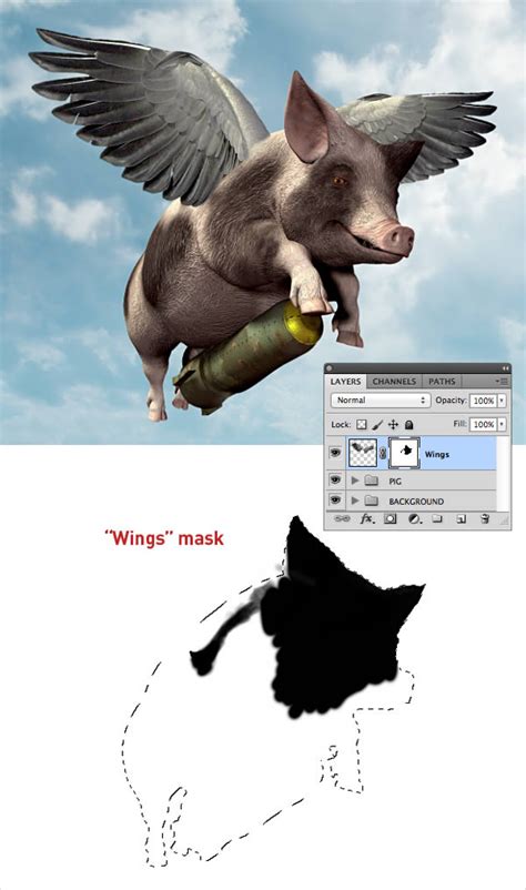 Create a Flying Pig with Poser and Photoshop in 2020 | Flying pig, Photoshop, Poser