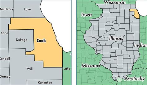 Cook County, Illinois / Map of Cook County, IL / Where is Cook County?