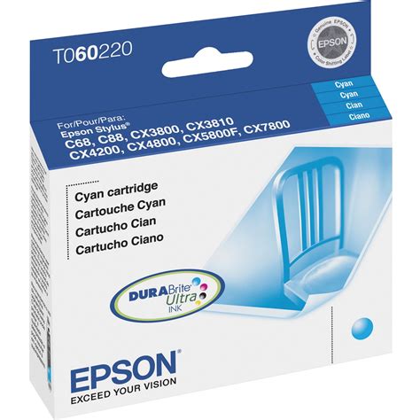 Epson, EPST060220, T060120/220/320/420 Ink Cartridges, 1 Each - Walmart.com