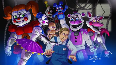 FNAF Sister Location fanart by LadyFiszi on DeviantArt