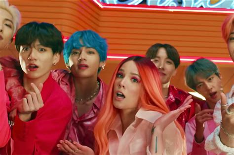 Watch BTS Party With Halsey in “Boy With Luv” Video - Rolling Stone