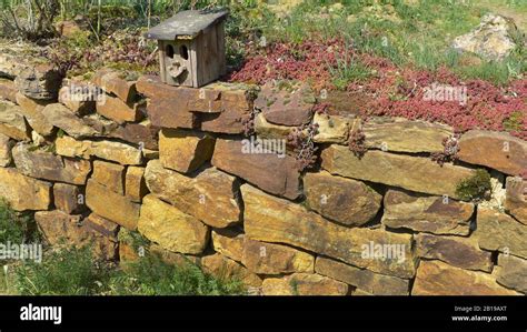 Dry stone wall garden hi-res stock photography and images - Alamy