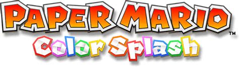 File:Paper Mario Color Splash logo.png — StrategyWiki | Strategy guide ...