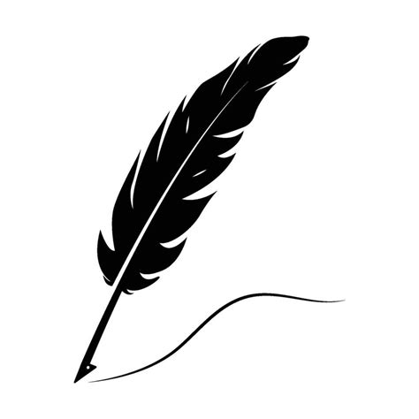 Quill pen logo 34854826 Vector Art at Vecteezy