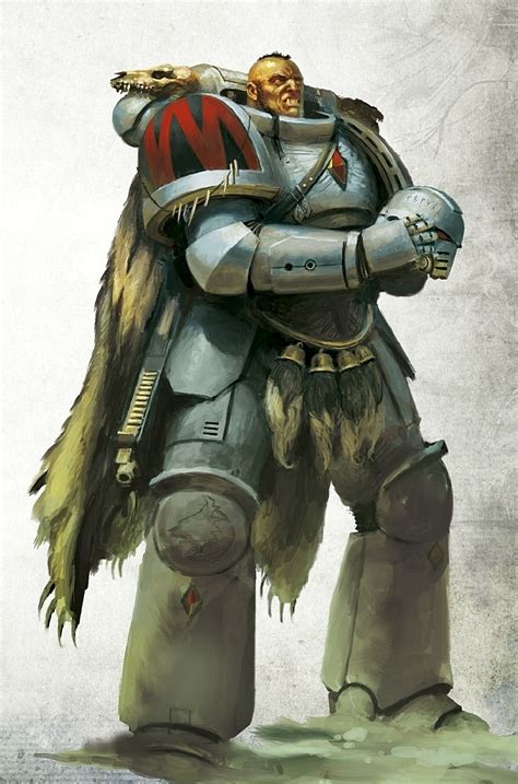 Warhammer 40k Art Space Wolves