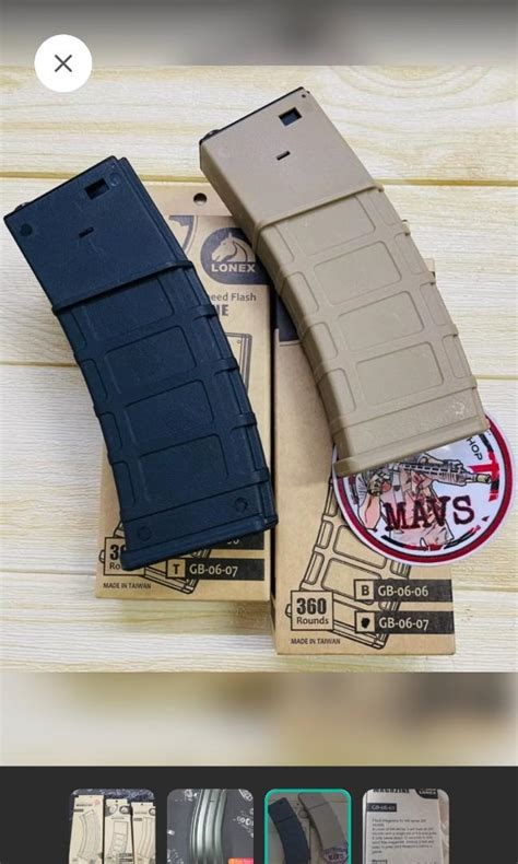 M4 airsoft Magazine, Hobbies & Toys, Toys & Games on Carousell