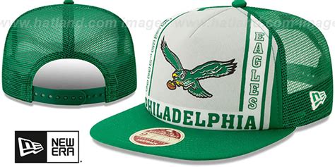 Philadelphia Eagles THROWBACK BANNER FOAM TRUCKER SNAPBACK Hat