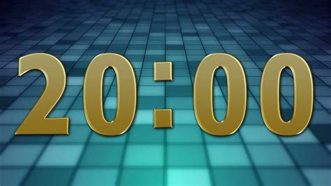 20 minute Timer countdown - Full HD 1080p - YouTube