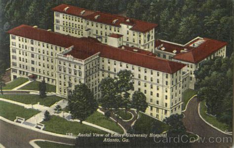 Aerial View Of Emory University Hospital Atlanta, GA