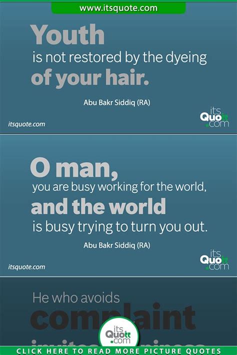 Quotes by Abu Bakr R.A