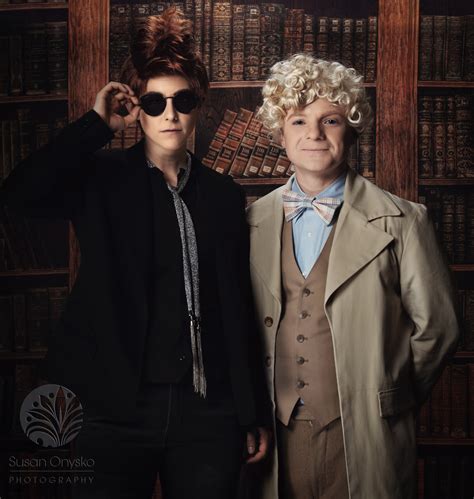 Cosplay: Aziraphale and Crowley - Golden Ticket