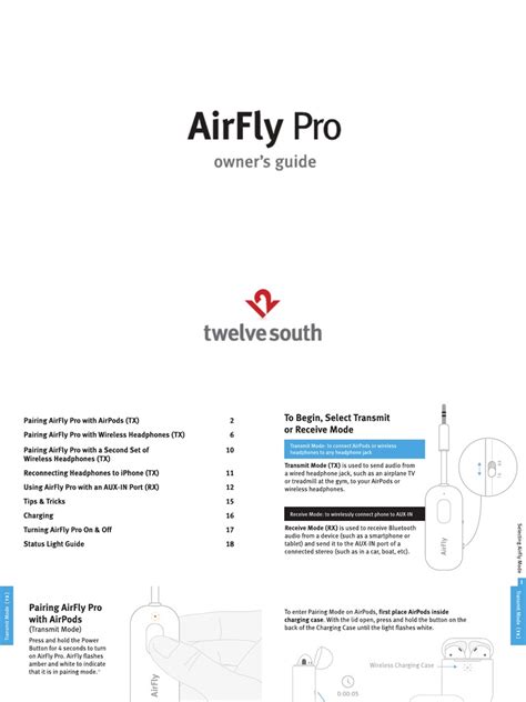 AirFly Pro Manual | PDF