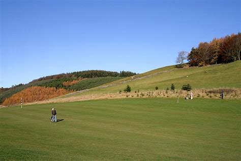 The 10th fairway at Woll Golf Course,... © Walter Baxter cc-by-sa/2.0 :: Geograph Britain and ...