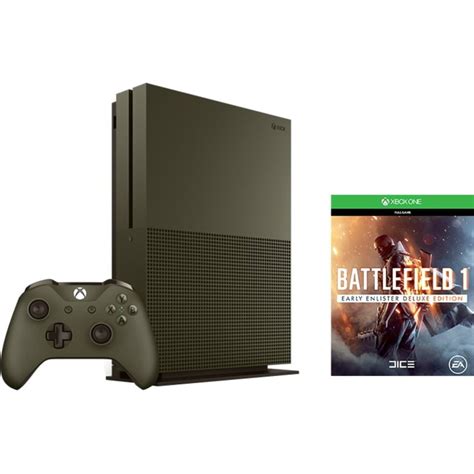 Microsoft Xbox One S Battlefield 1 Special Edition Bundle (1TB) - Walmart.com - Walmart.com