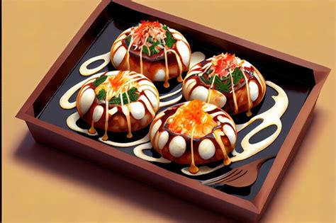 Premium Photo | Japanese takoyaki food