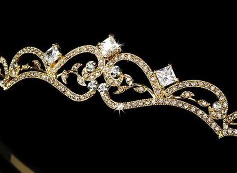 Vintage Inspired Gold Plated Bridal Tiara