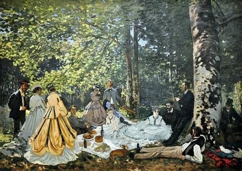 Claude Monet, Luncheon on the Grass, 1866, Pushkin Museum, Moscow ...