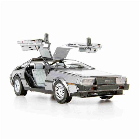 3D Metal Back To the Future DeLorean Model Kit | Stoners FunStore ...