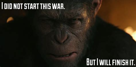 War For The Planet Of The Apes | Planet of the apes, Favorite movie quotes, Movie quotes